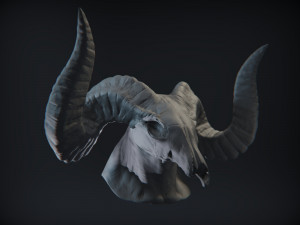 demon head sculpt 06 3D Model