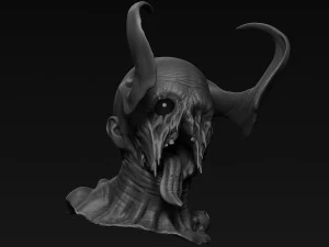 demon head sculpt 07 3D Model