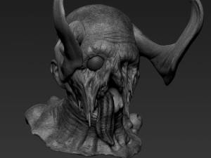 demon head sculpt 07 3D Model