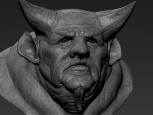 demon head sculpt 08 3D Model