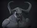 Demon Head Sculpt 10 3D Model