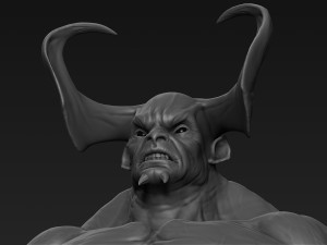 demon head sculpt 10 3D Model