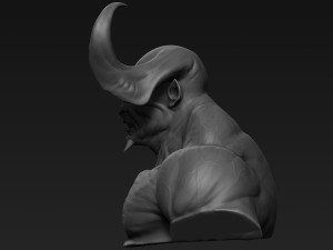 demon head sculpt 10 3D Model