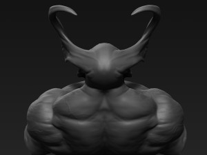 demon head sculpt 10 3D Model
