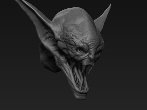 demon head sculpt 11 Modelo 3D