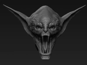 demon head sculpt 11 3D Model