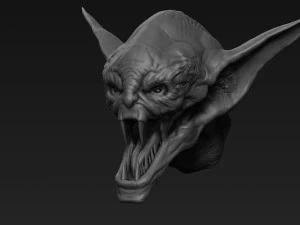 demon head sculpt 11 3D Model