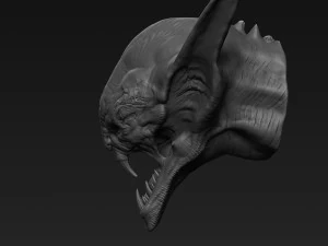 demon head sculpt 11 3D Model