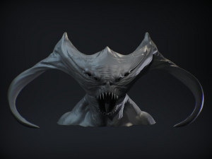 demon head sculpt 12 3D Model