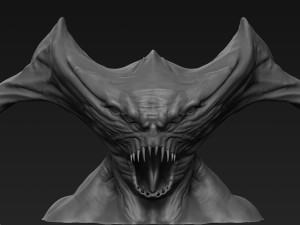 demon head sculpt 12 3D Model