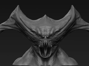 demon head sculpt 12 3D Model
