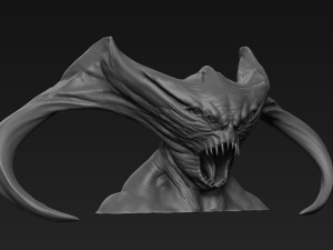 demon head sculpt 12 3D Model