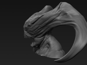 demon head sculpt 12 3D Model