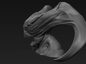demon head sculpt 12 3D Model