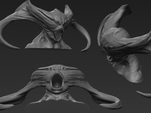 demon head sculpt 12 3D Model