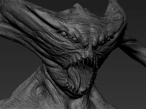 demon head sculpt 12 3D Model