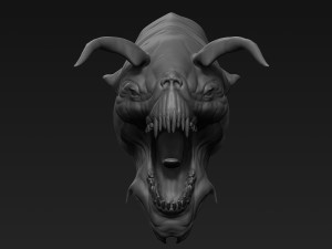 demon head sculpt 13 3D Model