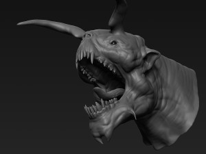 demon head sculpt 13 3D Model