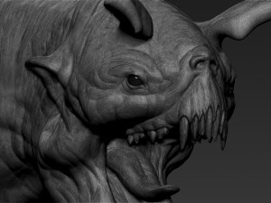 demon head sculpt 13 3D Model