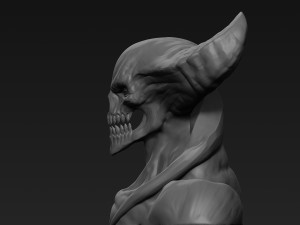 demon head sculpt 14 3D Model