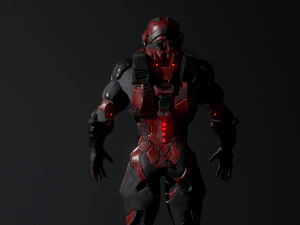 cibernetista truccato Modello 3D