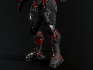 cybernetist rigged Modello 3D