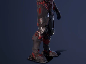 cibernetista truccato Modello 3D