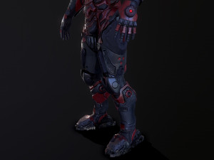 cybernetist rigged Modello 3D