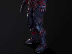 cibernetista truccato Modello 3D