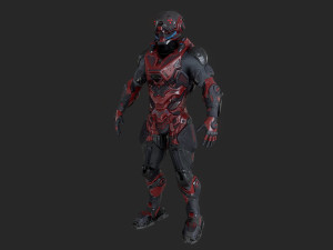 cybernetist rigged Modello 3D