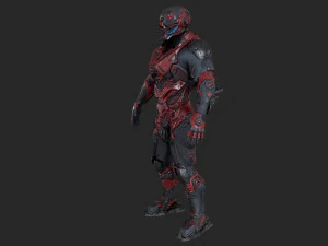 cibernetista truccato Modello 3D