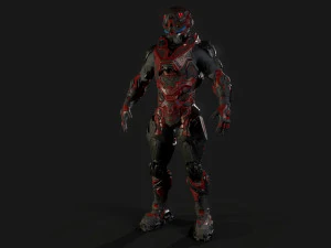 cibernetista truccato Modello 3D