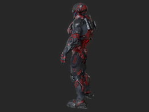 cybernetist rigged Modello 3D