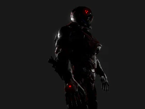 cibernetista truccato Modello 3D