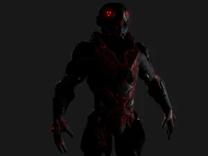 cibernetista truccato Modello 3D