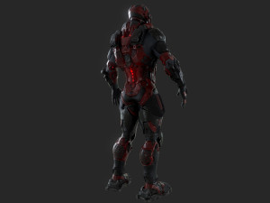 cybernetist rigged Modello 3D