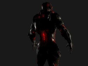 cybernetist rigged Modello 3D