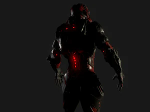 cibernetista truccato Modello 3D