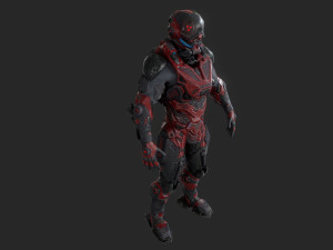 cybernetist rigged Modello 3D