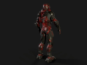cybernetist rigged Modello 3D