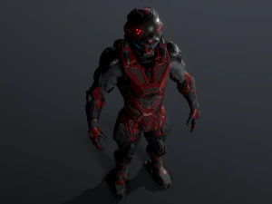 cibernetista truccato Modello 3D