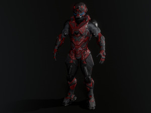 cybernetist rigged Modello 3D
