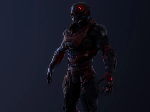 cibernetista truccato Modello 3D