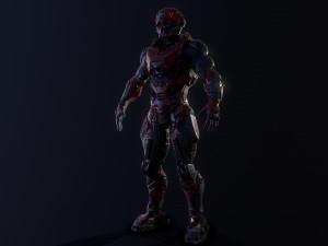 cybernetist rigged Modello 3D