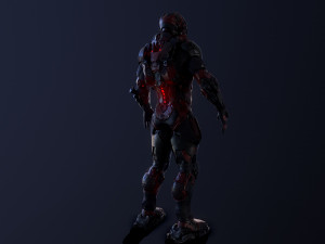 cybernetist rigged Modello 3D