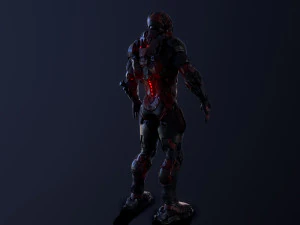 cibernetista truccato Modello 3D