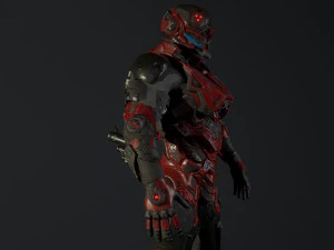 cibernetista truccato Modello 3D