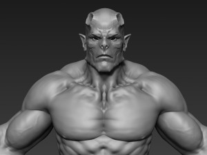 demon basemesh Modello 3D