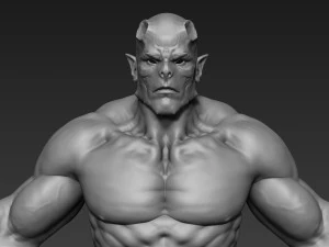 rete base demoniaca Modello 3D