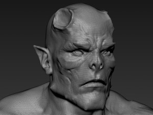 demon basemesh Modello 3D
